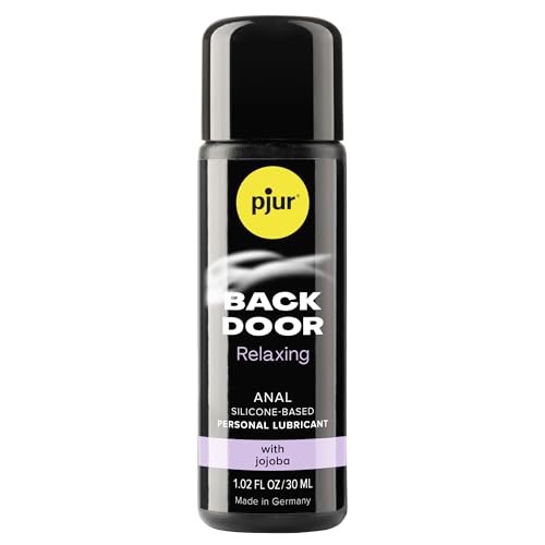 pjur Back Door Relaxing Silicone Lubricant | Long-Lasting Comfort with Jojoba | High-Concentration Formula for Sensitive Areas | 1.02 oz / 30 ml