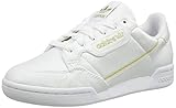 Vintage-Stil adidas Damen Continental 80 W Sneaker, FTWR White/Gold Met./Core Black, 38 EU