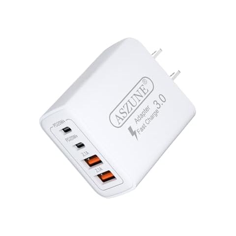 USB C Wall Charger 40W 4-Port for Apple Watch Series10/9/8/7/6/5/Ultra SE,USBC Cube Power Adapter Wall Plug Multiport Type C Brick for iPhone 16 15 Plus/15 Pro Max Cover