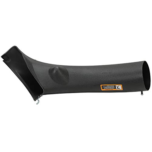 ALMULOO Lower Bagger Discharge Chute Compatible with John Deere 102 105 115 125 135 D100 L100 LA100 X110 D L LA X Series Replacement for GY20423 AM143911 Plastic Black
