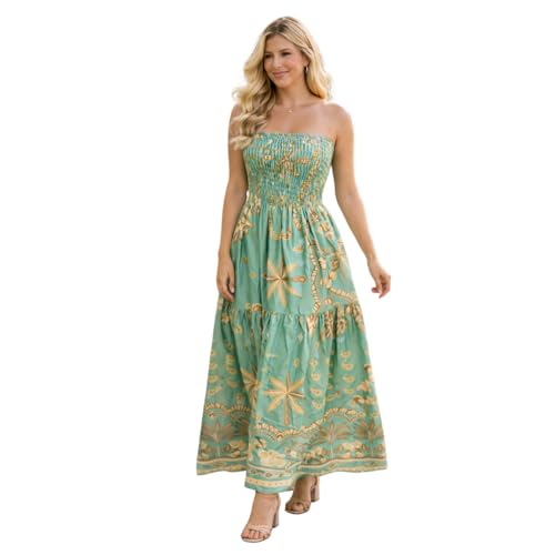 Vestido Longo Feminino Estampado Lastex Moda Gringa Verão