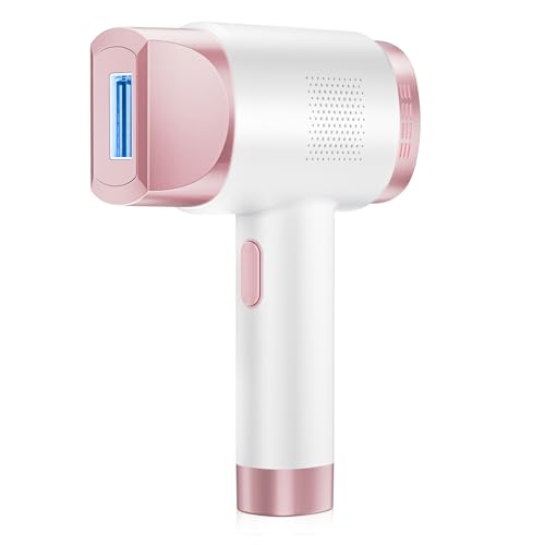 ZAIRUZ IPL Laser Hair Removal for Women and Men, Hair Removal with Ice-Cooling for Nearly Painless and Long-Lasting Result At-Home Permanent Hair Removal Device 999900 Flashes for Whole Body Use