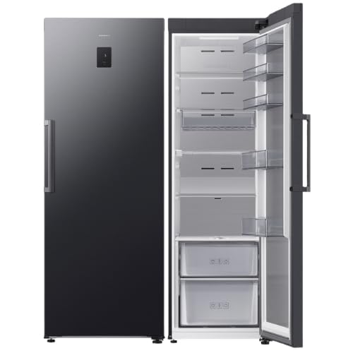 Samsung BESPOKE AI RR70H39CCFEF Frigorifero Monoporta 387 L, 60 cm, No Frost, Digital Inverter, Wi-Fi, SmartThings, Classe C, Libera Installazione, Nero