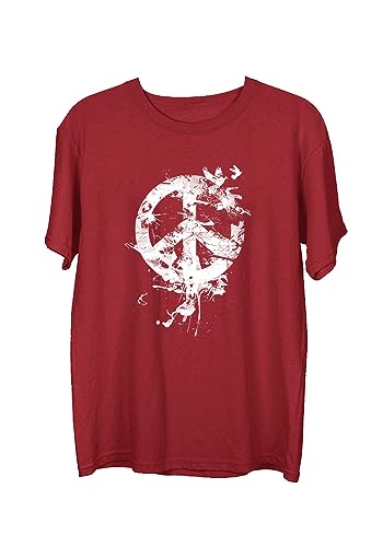 Image of Wear Your Opinion Mens S to 5XL Graphic Printed T-Shirt (Design: Peace Bird)