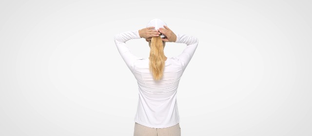 Gorra reversible de ala ultra ancha para mujer Solbari miniatura 7