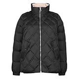 Caractéristiques : veste bouffante courte pour femme avec col montant, manches longues avec poignets élastiques, fermeture éclair, ourlet à cordon de serrage réglable et deux poches latérales zippées pour un rangement essentiel. Un excellent choix pour les manteaux d'hiver, exquis et décontractés