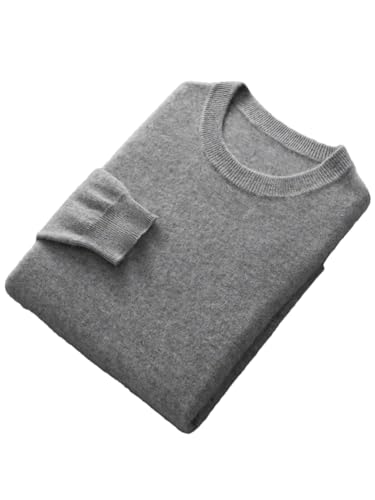 Men Wool Sweater O-Neck Long-Sleeve Cashmere Knitwear