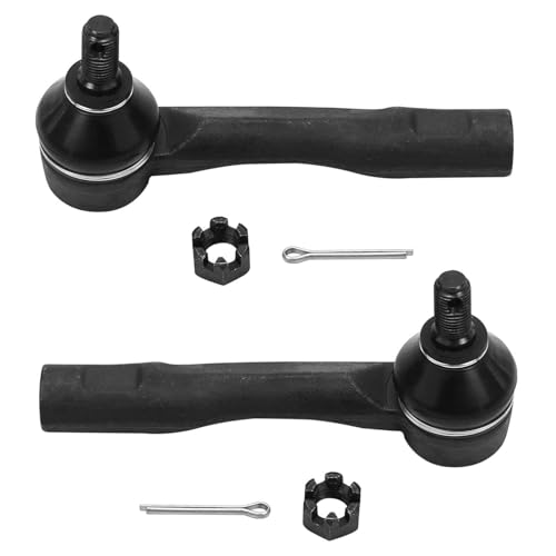 Image of Detroit Axle - Front Control Arms Tie Rods for 2001-2005 Lexus IS300, 2 Lower Control Arms 2 Outer Tie Rod Ends 2002 2003 2004 Replacement