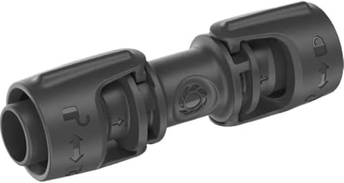 Gardena 13203-26 Straight Junction 1/2 13 mm Box of 5 Quick & Easy Connection