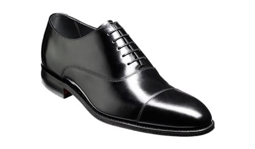 Image of BARKER Winsford Men's Handmade Leather Oxford Dress Shoes - Timeless Elegance, Premium Craftsmanship, Full Leather Insole & Sole