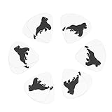 ギターピック 12枚 3種類の厚さ ギターピックセット ピックケース 収納ボックス付き アコーステイクギター エレキギター ウクレレ マンドリン ベース バンジョー用 初心者用 guitar pick（0.46mm＆0.71mm&0.96mm） ゴリラのロゴ