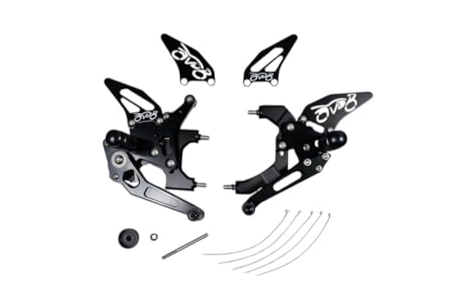 Commandes reculées moto AVDB noires pour Ducati Panigale 959 et V2