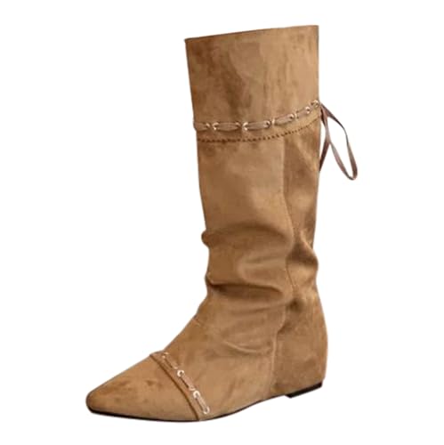 Bottes pliables style western pour hommes et femmes chaussures en jean souple