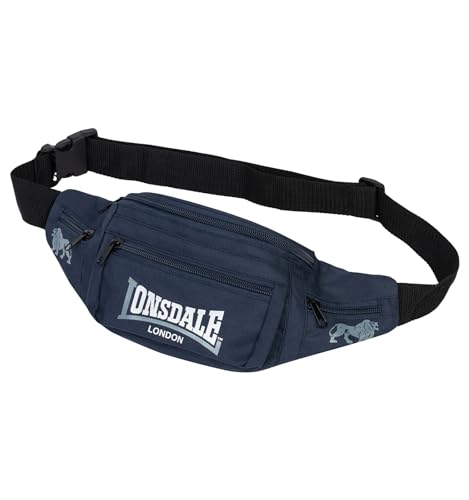 Lonsdale Taille Unique : Bleu Marine/Gris/Blanc, Bleu Marine/Gris/Blanc, Taille Unique, Sac Banane