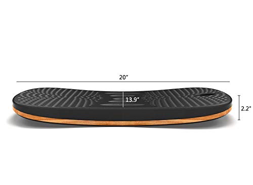 FEZIBO Wobble Balance Board (Medium, Black) - Image 7