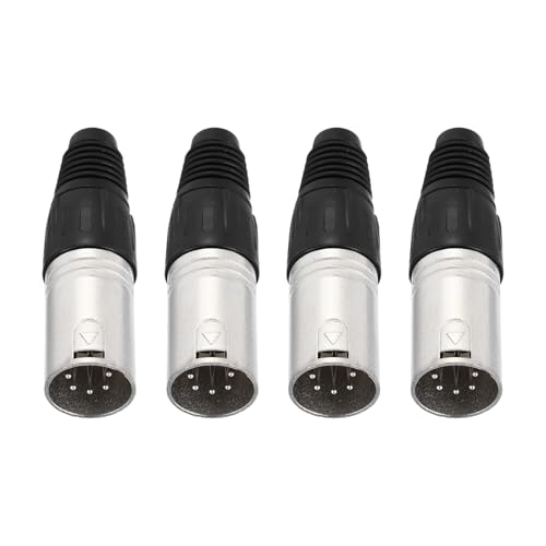 Connecteur XLR 5 broches mâle pour câble audio mixeur et amplificateur de puissance