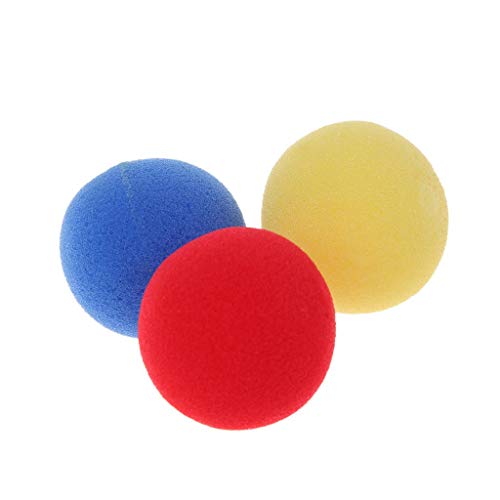 U-M 20 palline di spugna magica morbide, multicolore, 4.5 cm, 10 pezzi, in mano, casual, tricks classici, istruzioni per trucchi (italiano non garantito)