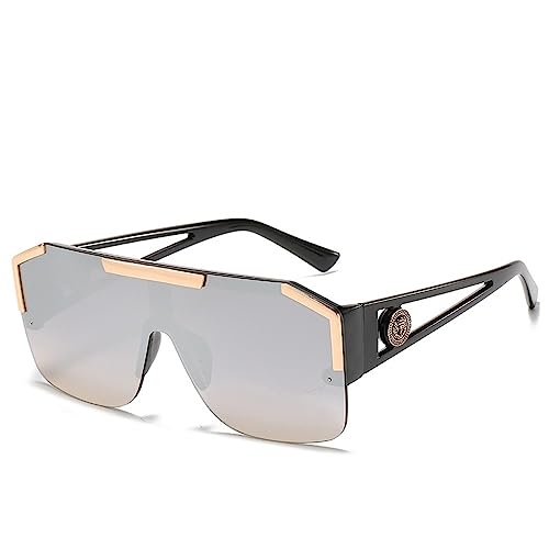 Lunettes de soleil strass luxe monture carrée oversize chic