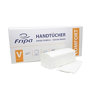 Fripa Comfort V-Falz Papierhandtücher, 2-lagig, Hochweiß