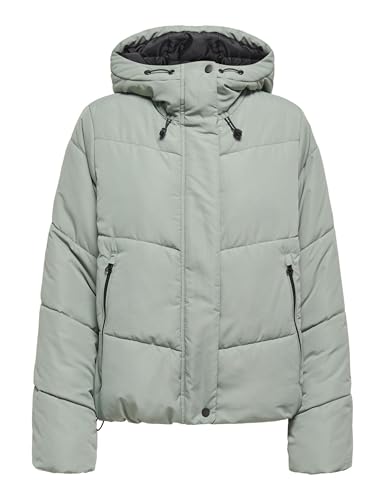 ONLY Damen Onlmaggi Life Short Puffer Cc OTW, Lily Pad, m