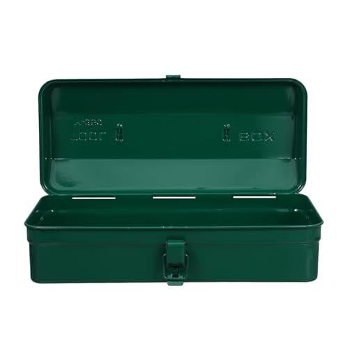PENIKOKO Caja de Herramientas de Metal Cerradura, Portátil, Tamaño Grande para Organizar Herramientas Hogar