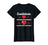 Damen Sanitäterin, Rettungs-Sanitäter, Rettungsdienst I T-Shirt
