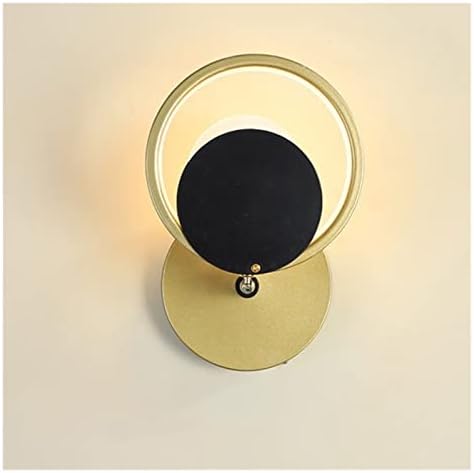 Simple Modern Luxury Living Room New Wall Lamps Hotel Bedside Bedroom Dining Children's Room Coffee Clothing Shop Light Lighting (Color : Gold 15W 58cm Size : Cool White) (Gold 10w 18cm Three Colors image 4