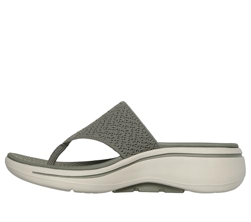 Image of Skechers womens Go Walk Arch Fit Sandal Wee Slippers