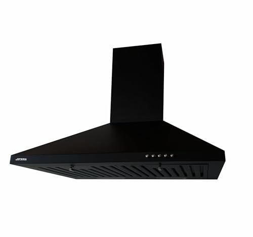 Image of Mini 60 SL | MS Steel Kitchen Chimney | Push Button Control | Black Powder Coated | 1000 CMH