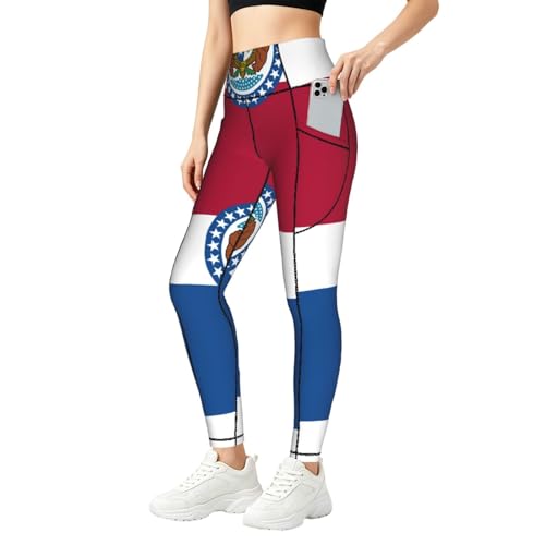 Leggings de Missouri para fitness mallas cómodas desde el gimnasio hasta el uso diario