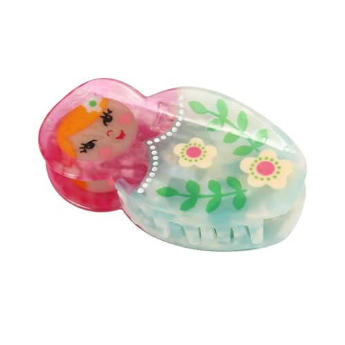 Personalized Acetate Matryoshka Russian Nesting Doll Hair Claw Clip, 1 Piece
