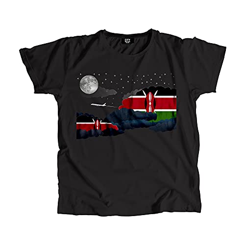 T-shirt Kenya Night Clouds unisexe en coton doux
