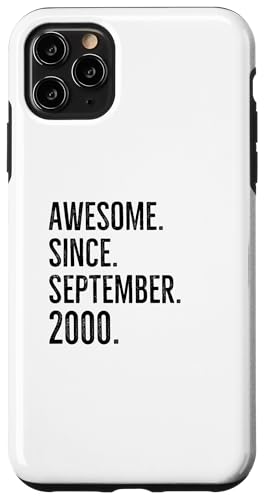 iPhone 11 Pro Max Awesome Since September 2000 Age Birthday Idea Case