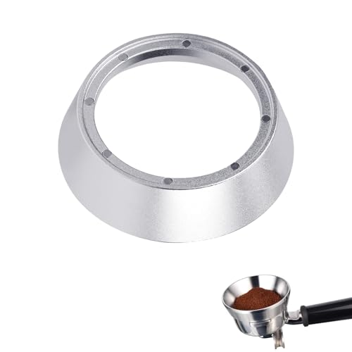 54mm Espresso Dosing Funnel Portable Magnetic Espresso Dosing Funnel with Magnetic Aluminum Portafilter Dosing Ring Coffee Machine Accessories for Barista Home Cafe