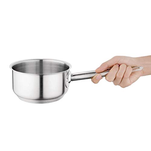 Vogue Stainless Steel Saucepan 70X140mm Cookware Casserole Cool Grip Handle Second Image