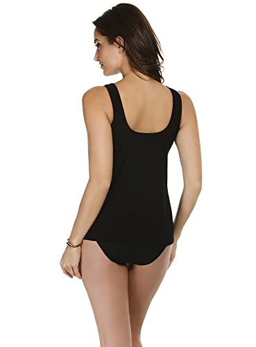 Miraclesuit Women's DD-Cup Swimwear Mirage High Neck Underwire Bra Tankini Top Separate3