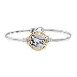 Luca + Danni Cardinal Bangle Bracelet for Women - Silver Tone Regular Size Made in USA