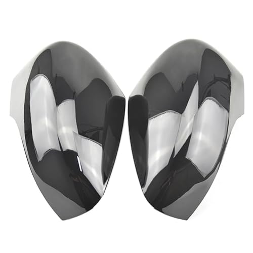 Coque rétroviseur noir brillant pour Zoe 2012 2013 2014 2015
