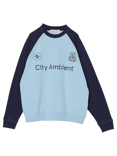 [シップス] シティ アンビエント プロダクツ CAP RAGLAN PRINT SWEAT メンズ 112600020 ライトブルー S