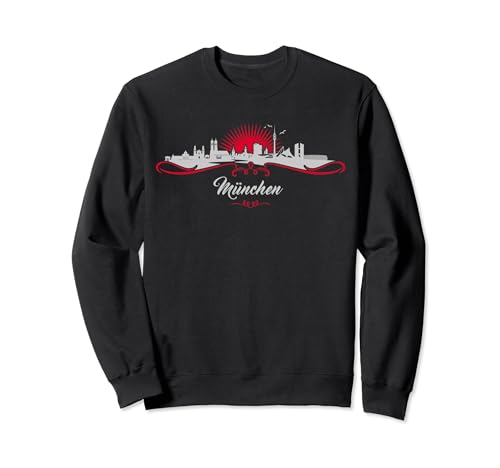 Image of Munich Bavaria Skyline Muenchen Bayern gift men women kids Sweatshirt