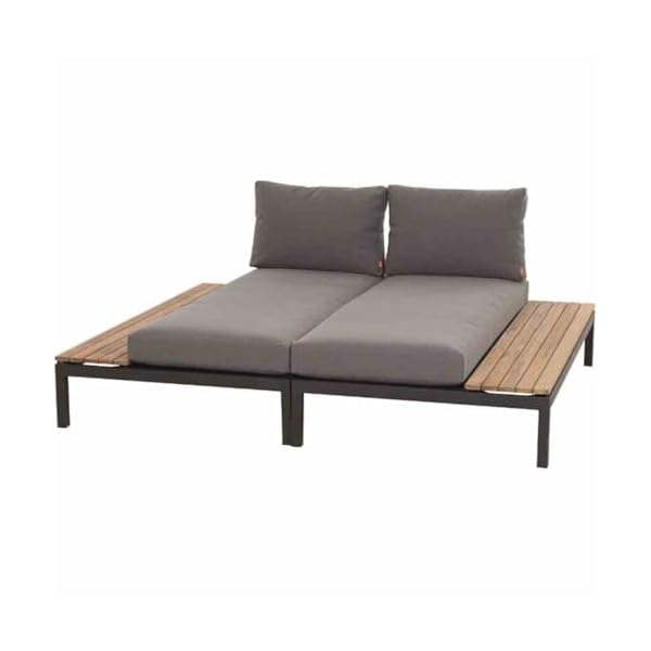 Siena Garden Lounge Recamiere Alvida rechts Anthrazit Teak