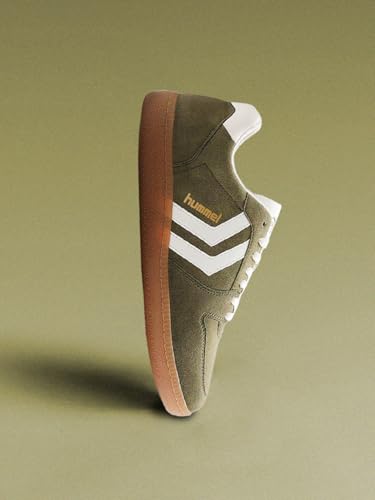 Image of hummel Classic Verve Casual Suede Sneaker for Men Lightweight with Synthetic Suede Enhanced Comfort Cushioned Insole and Slip-Resistance Work and Play Business Casual Shoes