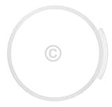 Türring Griff passend für Bosch Siemens 644452 00644452 0706184 Griffring Türgriff Trocknertürgriff Bullaugenhandgriff Wäschetrockner Trockner Trocknerautomat