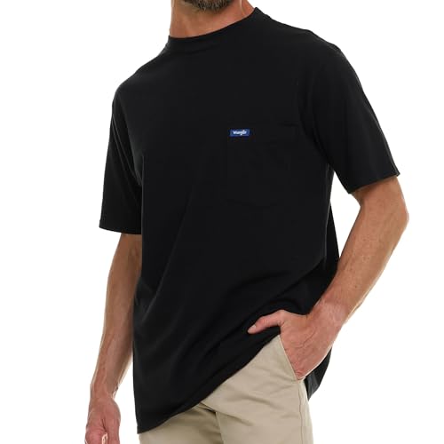 Wrangler Big and Tall T-Shirt for Men - Cotton Tee with Chest Pocket3