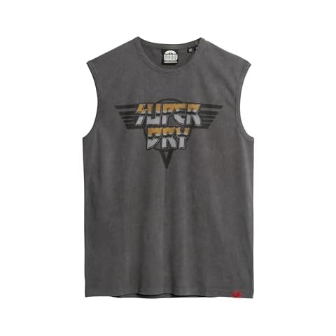 Superdry Mens Rock Band Graphic Tank Top Cover