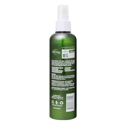 Allday Locks HU-0012 Synthetic Wig Spray | Revitalizes & Refreshes | Cleanses & Extends Lifespan Of Wigs & Hairpieces thumb #1