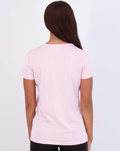 Real Essentials 5 Pack: Women's Dry Fit Tech Stretch Short-Sleeve Crew Neck Athletic T-Shirt (Available in Plus Size) - Image 5