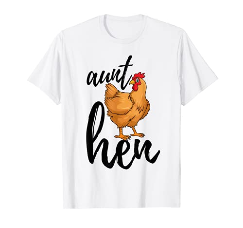 Funny Aunty Hen Tee Shirt Flock Boss Women Camiseta