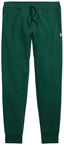 Polo Ralph Lauren Men's Double Kint Jogger Pants (L, ClgGreen)