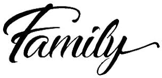 BERRYZILLA Family Decal 12" x 6" Living Room Dining Room Kitchen Door Vinyl
